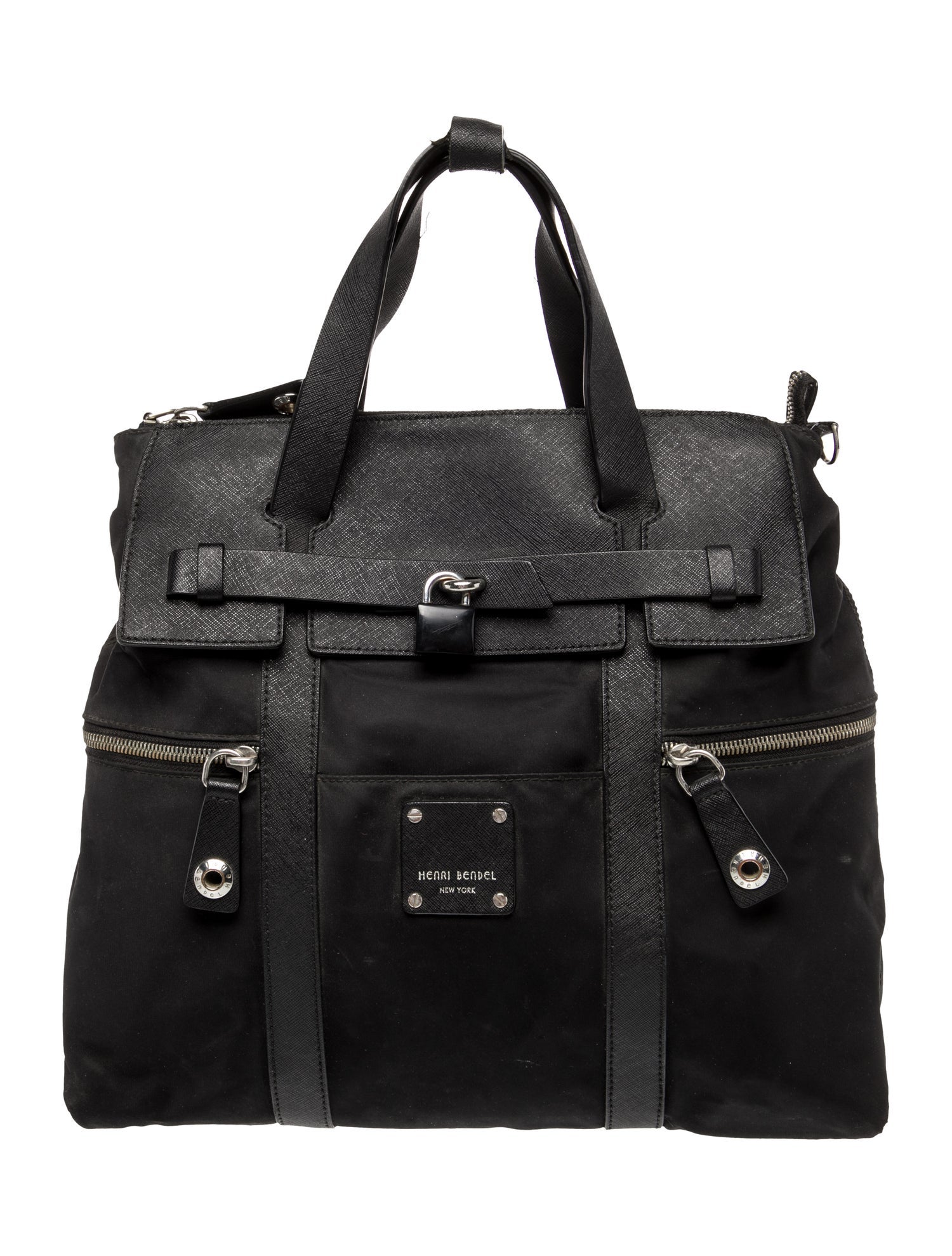 Henri Bendel Nylon Top Handle Bag