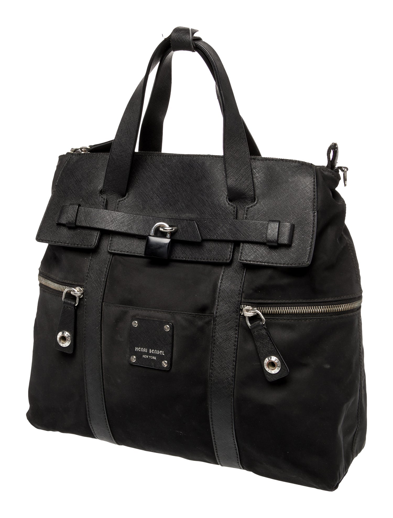 Henri Bendel Nylon Top Handle Bag