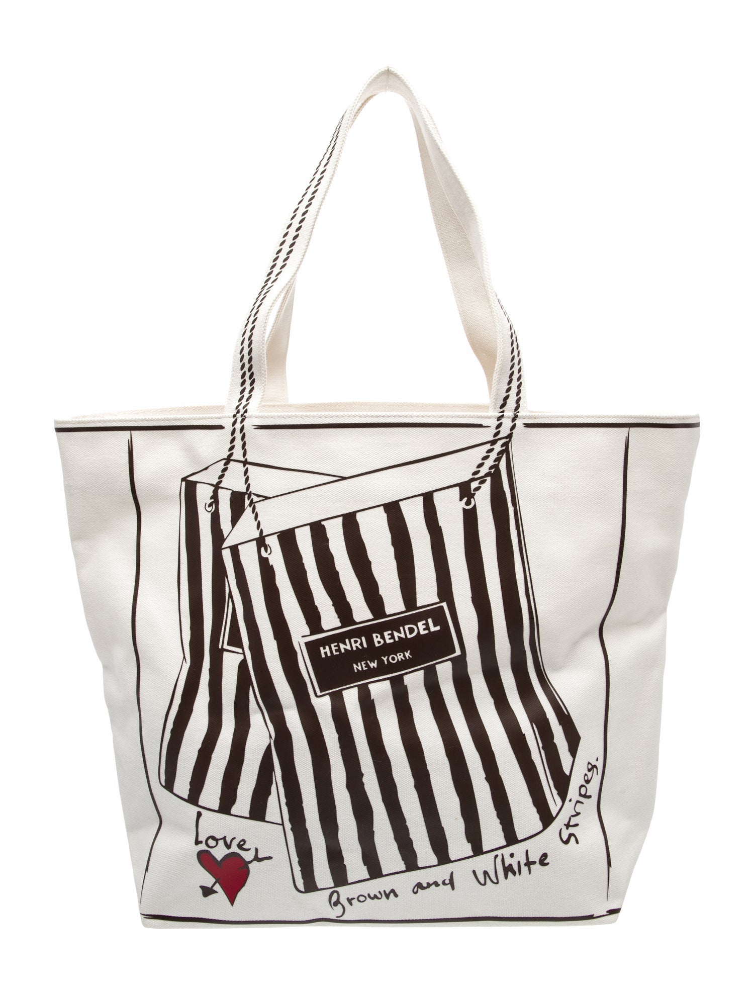 Henri Bendel Canvas Tote