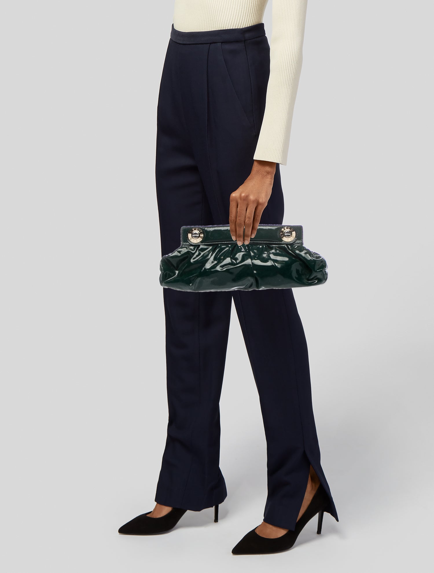 Henri Bendel Patent Leather Evening Bag