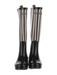 Henri Bendel Rubber Striped Rain Boots