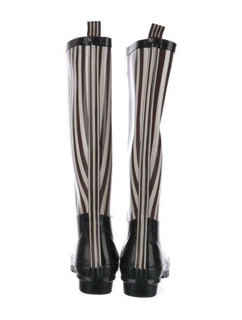 Henri Bendel Rubber Striped Rain Boots