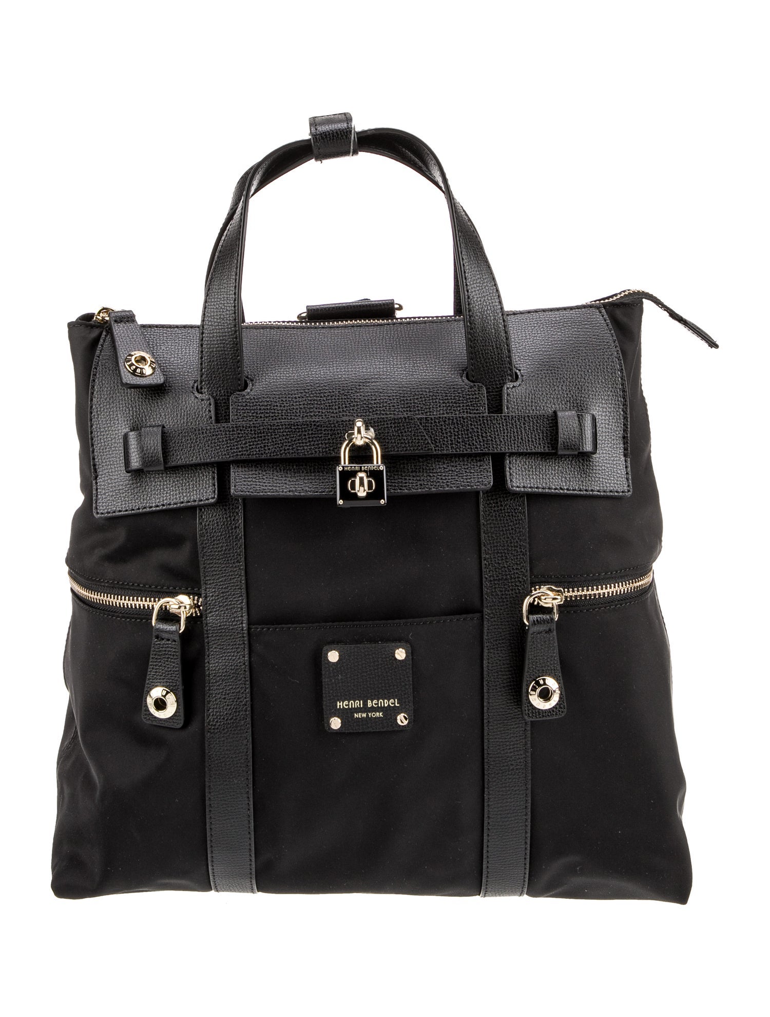 Henri Bendel Nylon Top Handle Bag