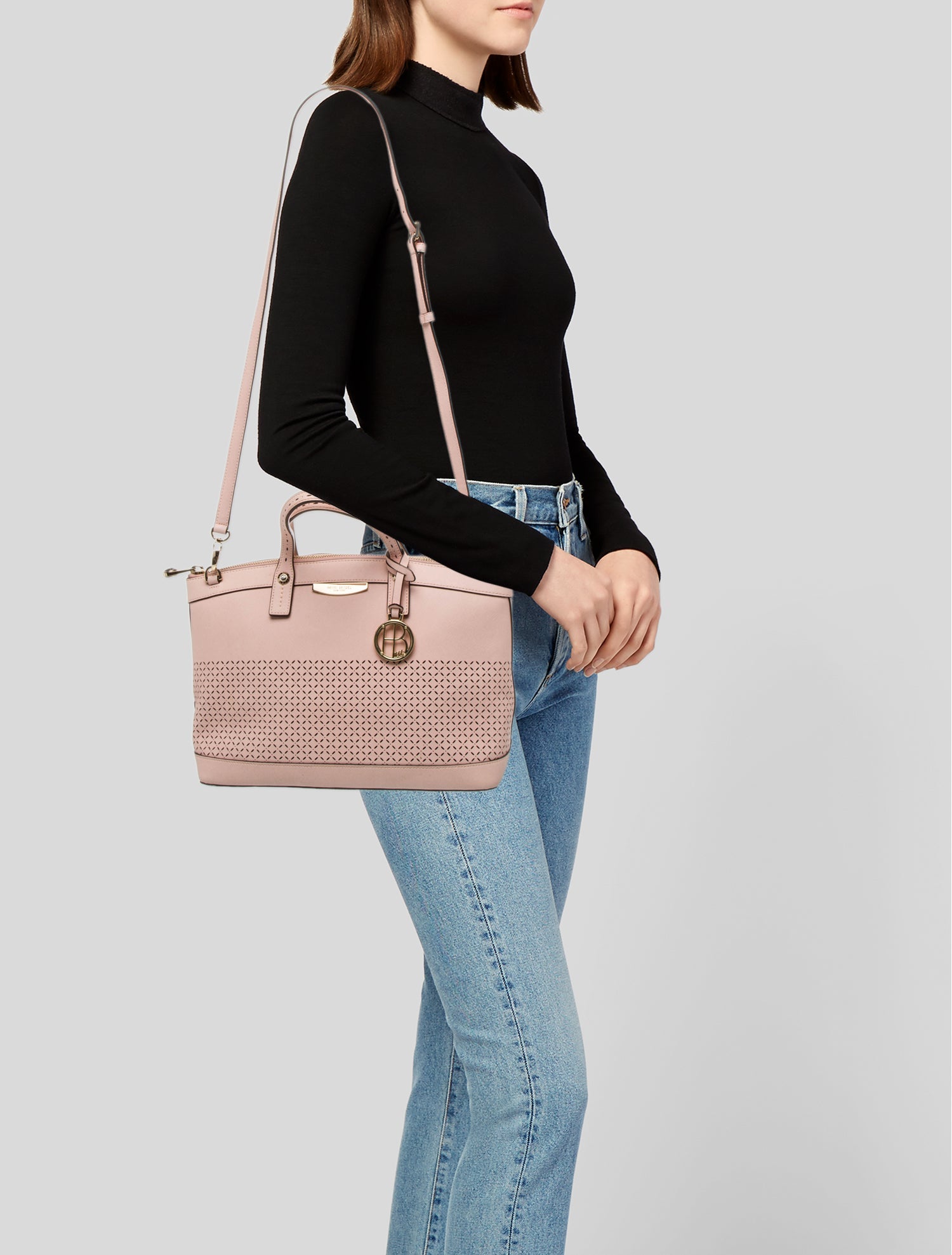 Henri Bendel Leather Shoulder Bag