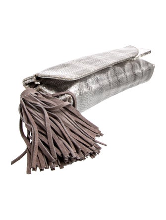 Henri Bendel Leather Clutch