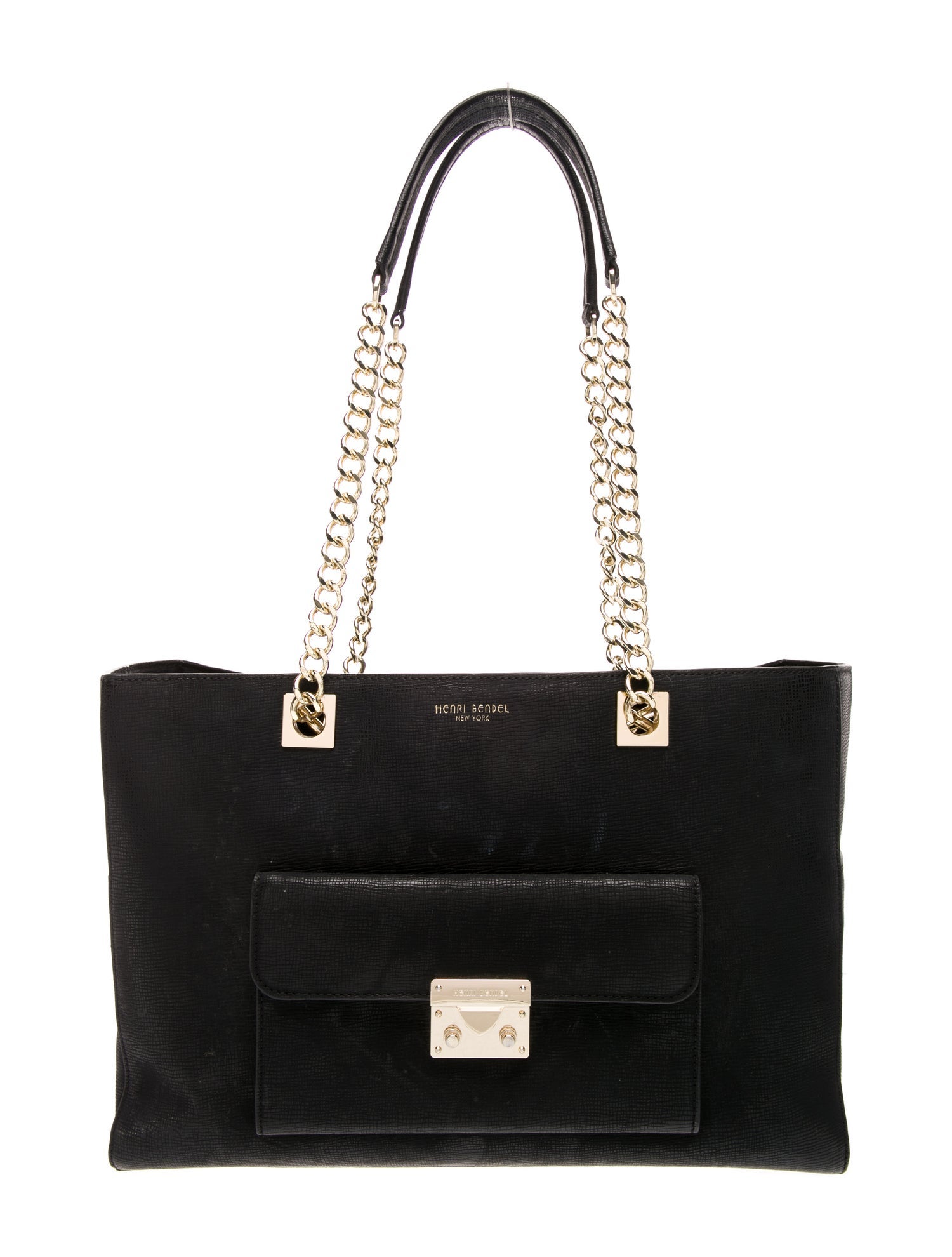 Henri Bendel Leather Top Handle Bag
