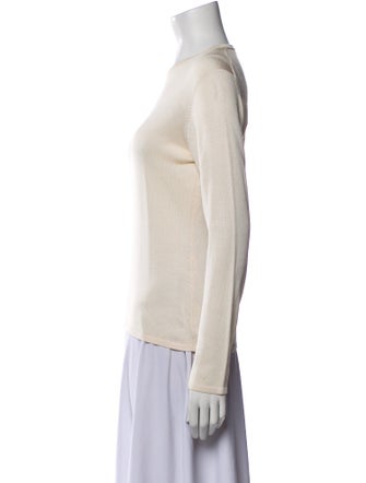 Henri Bendel Silk Crew Neck Top