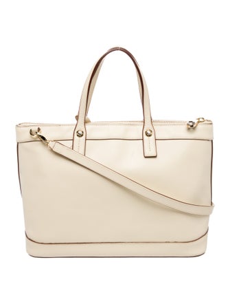 Henri Bendel Saffiano Leather Top Handle Bag