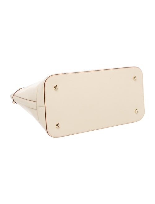 Henri Bendel Saffiano Leather Top Handle Bag