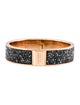 Henri Bendel Crystal Hinged Bangle Bracelet