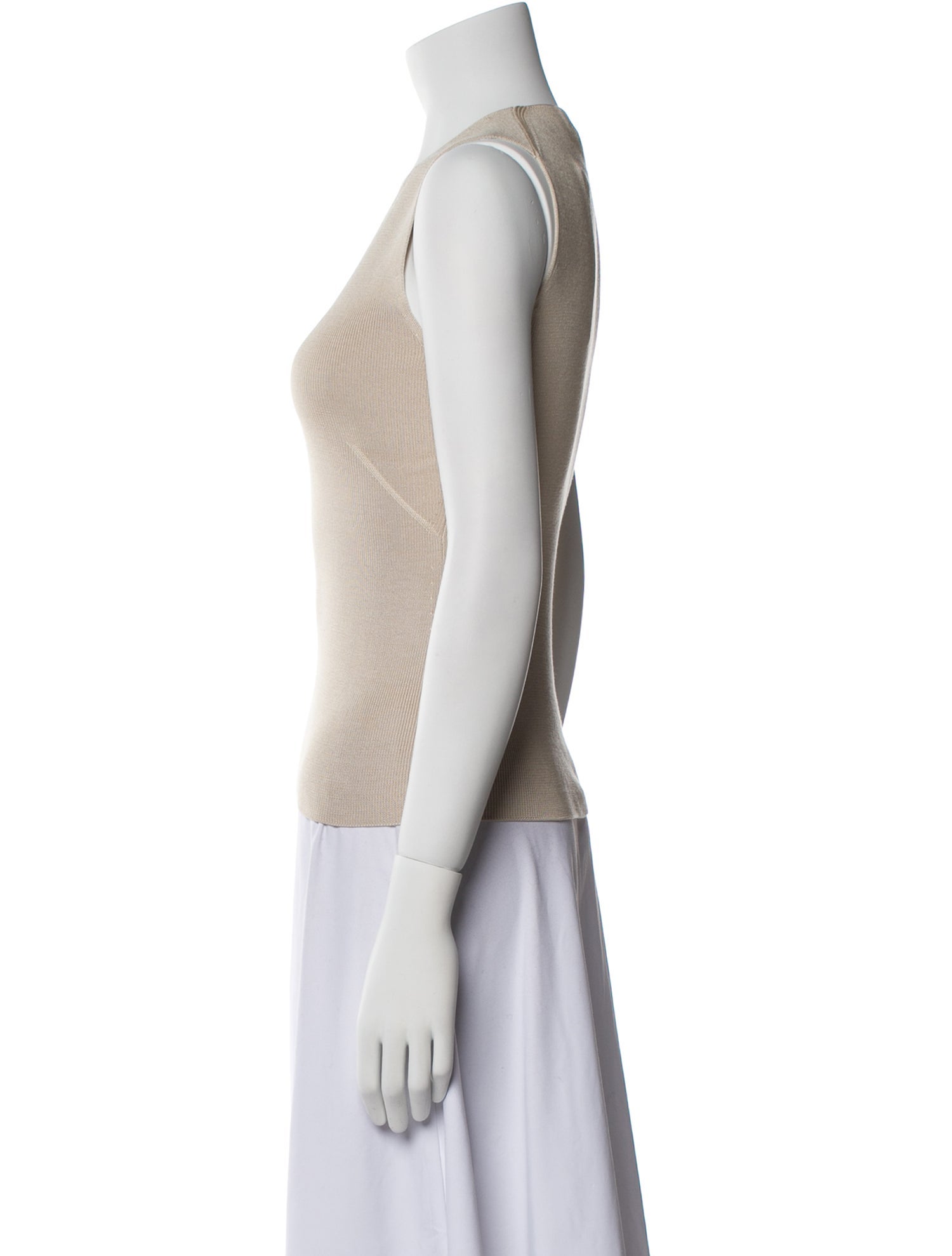 Henri Bendel Silk V-Neck Top