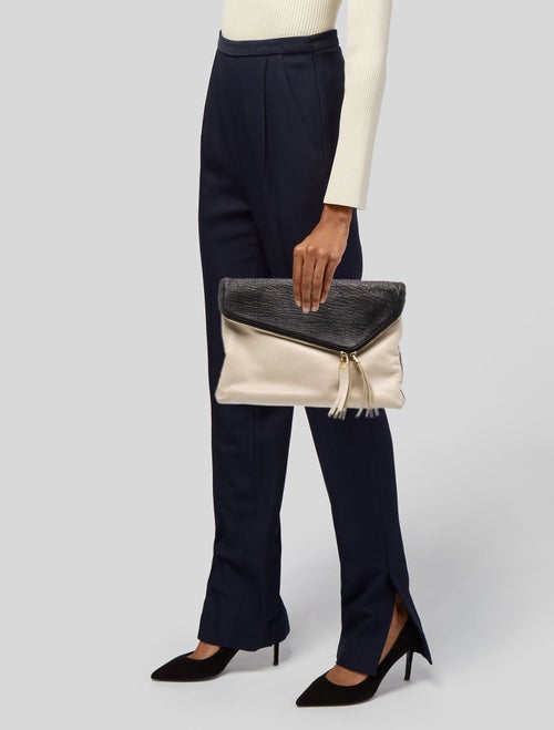 Henri Bendel Leather Clutch