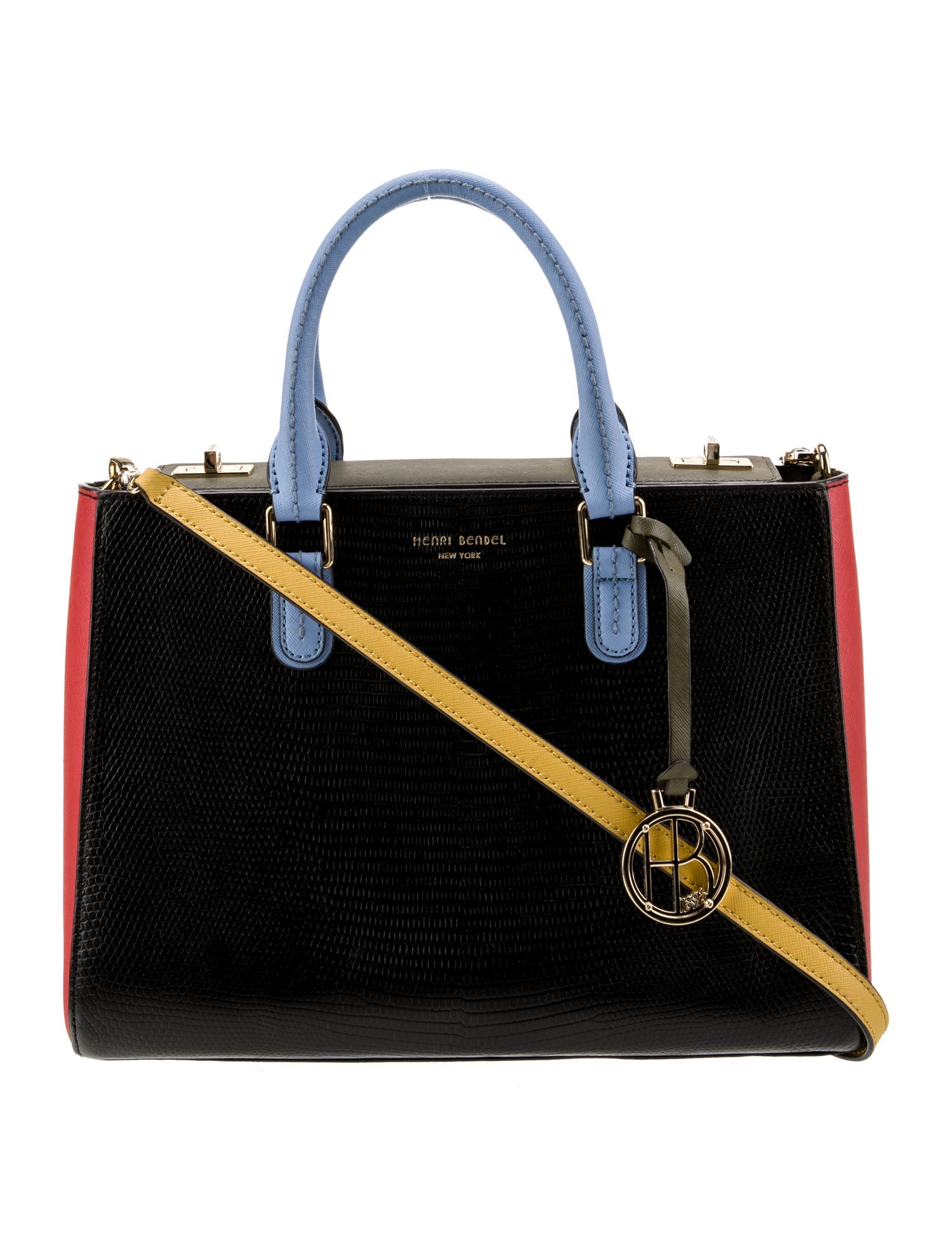 Henri Bendel Leather Top Handle Bag