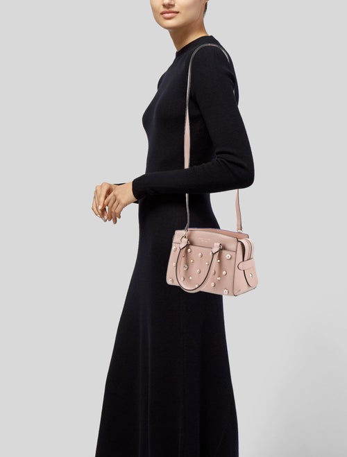 Henri Bendel Saffiano Leather Top Handle Bag