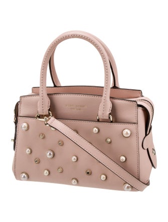 Henri Bendel Saffiano Leather Top Handle Bag