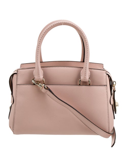 Henri Bendel Saffiano Leather Top Handle Bag