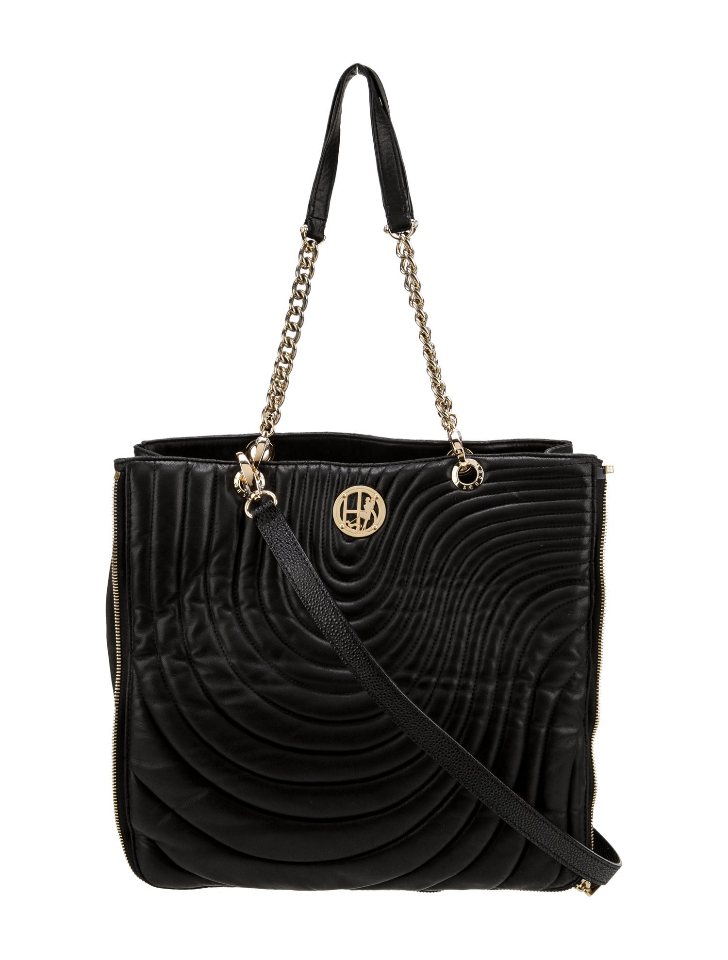 Henri Bendel Leather Top Handle Bag