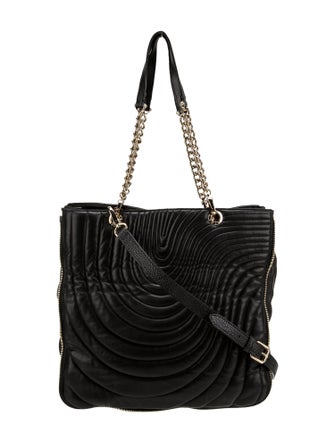 Henri Bendel Leather Top Handle Bag