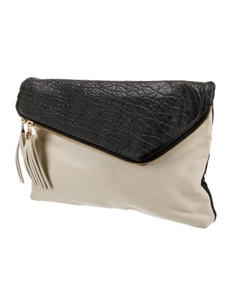 Henri Bendel Leather Clutch