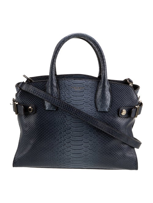 Henri Bendel Embossed Leather Shoulder Bag