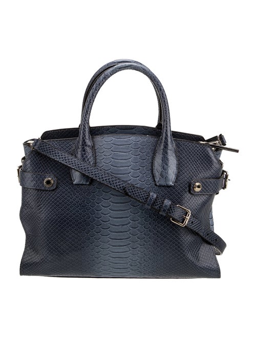 Henri Bendel Embossed Leather Shoulder Bag
