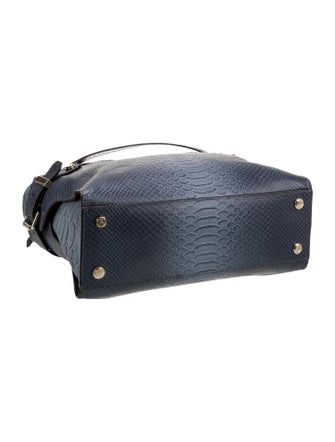 Henri Bendel Embossed Leather Shoulder Bag