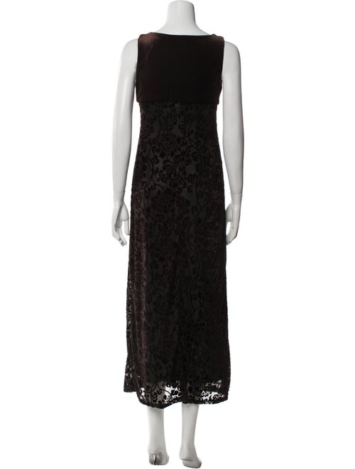 Henri Bendel Lace Pattern Long Dress