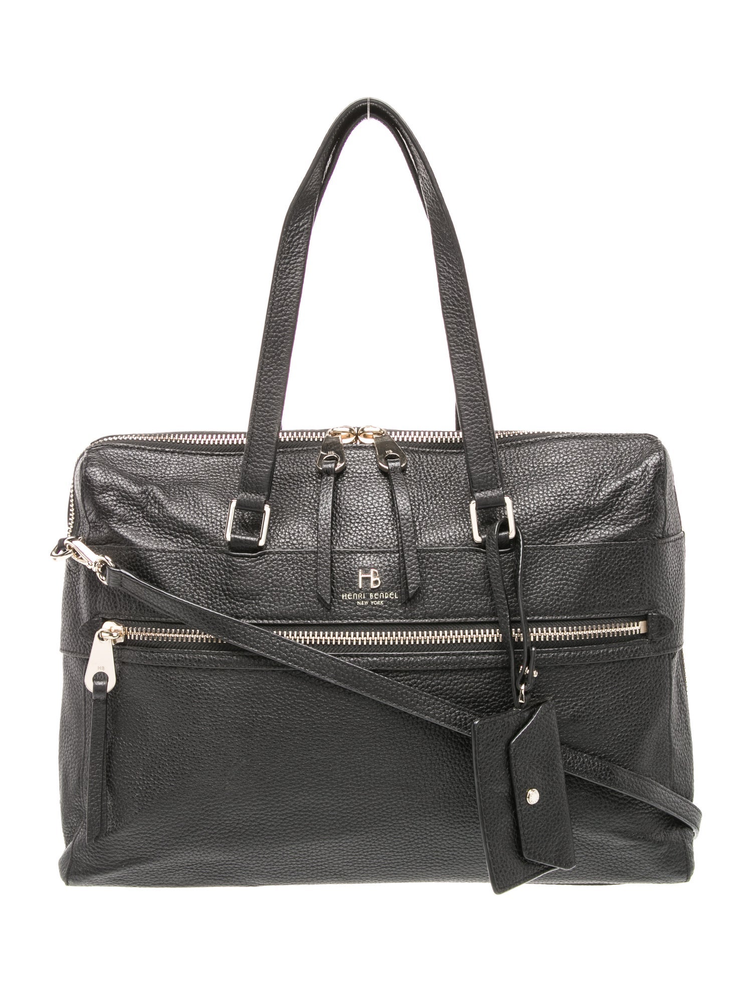 Henri Bendel Leather Weekender Bag