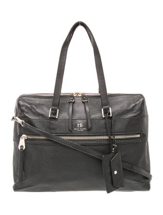 Henri Bendel Leather Weekender Bag