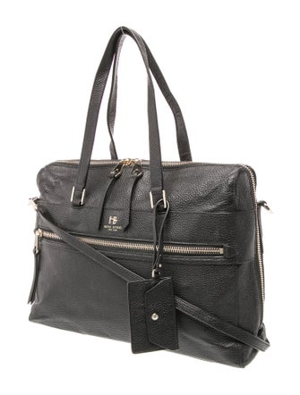 Henri Bendel Leather Weekender Bag