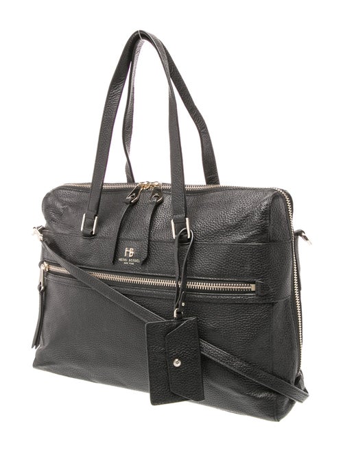 Henri Bendel Leather Weekender Bag