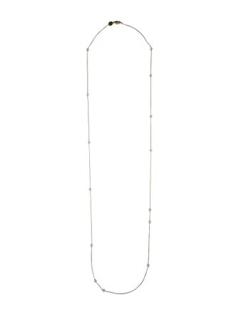 Henri Bendel Crystal Ball Station Necklace