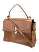 Henri Bendel Embossed Leather Top Handle Bag
