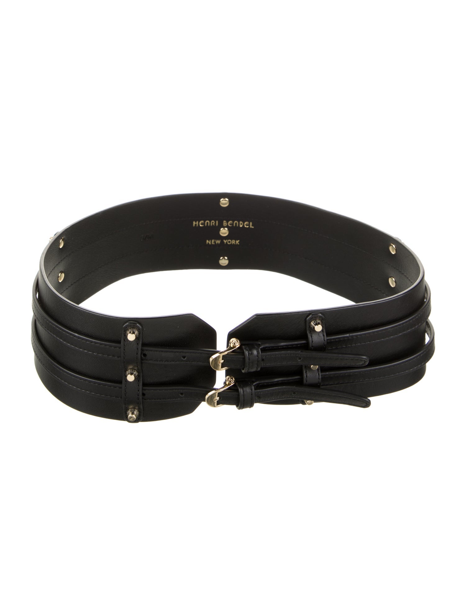 Henri Bendel Wide Leather Waist Belt