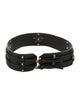 Henri Bendel Wide Leather Waist Belt