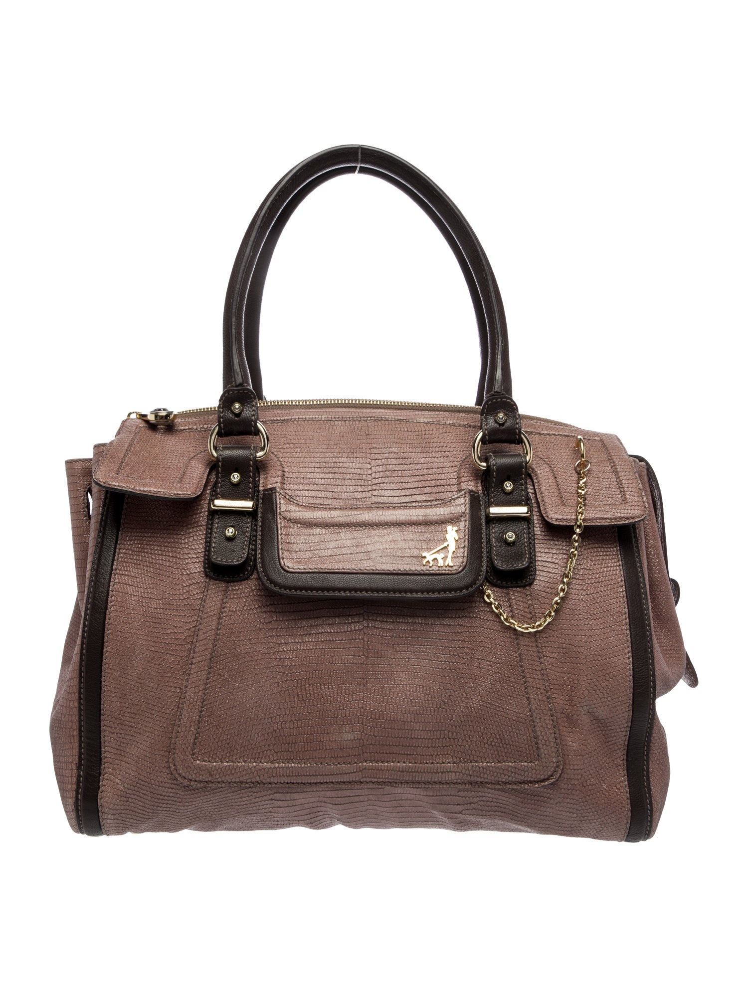 Henri Bendel Leather Top Handle Bag