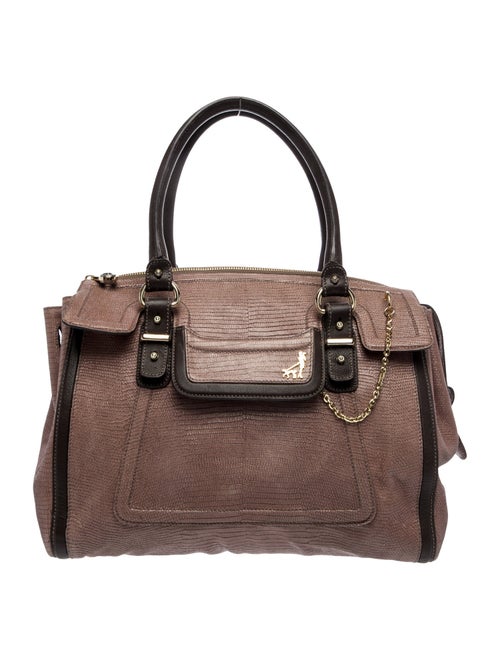 Henri Bendel Leather Top Handle Bag