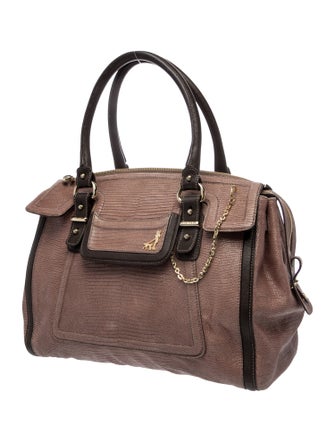 Henri Bendel Leather Top Handle Bag