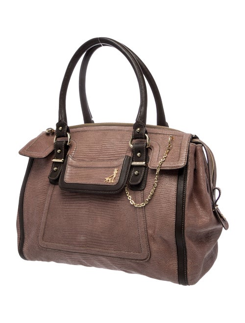 Henri Bendel Leather Top Handle Bag