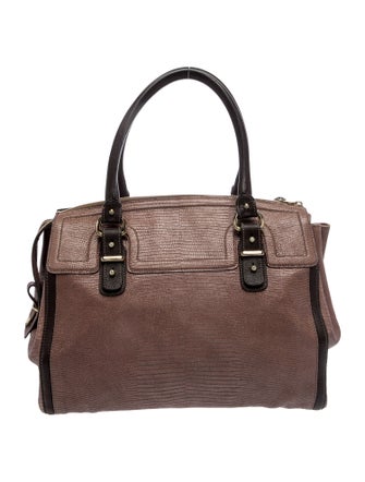 Henri Bendel Leather Top Handle Bag