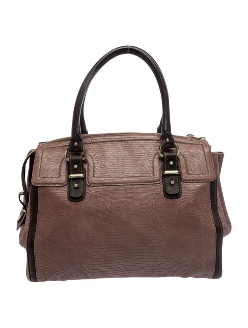 Henri Bendel Leather Top Handle Bag