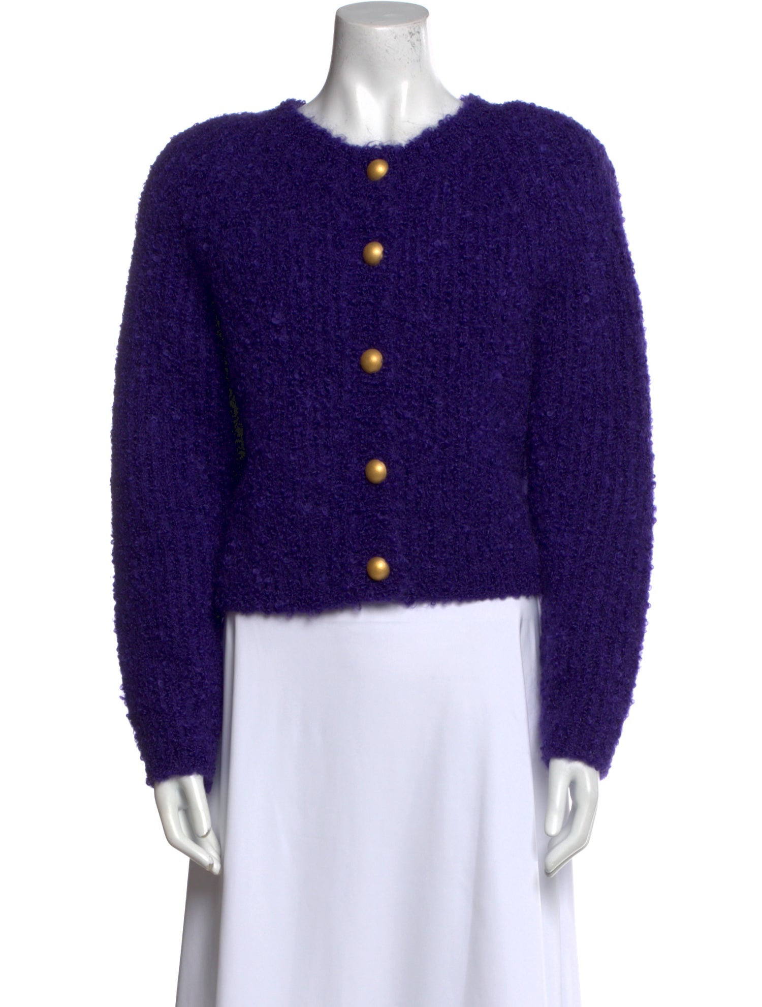 Henri Bendel Mohair Crew Neck Sweater