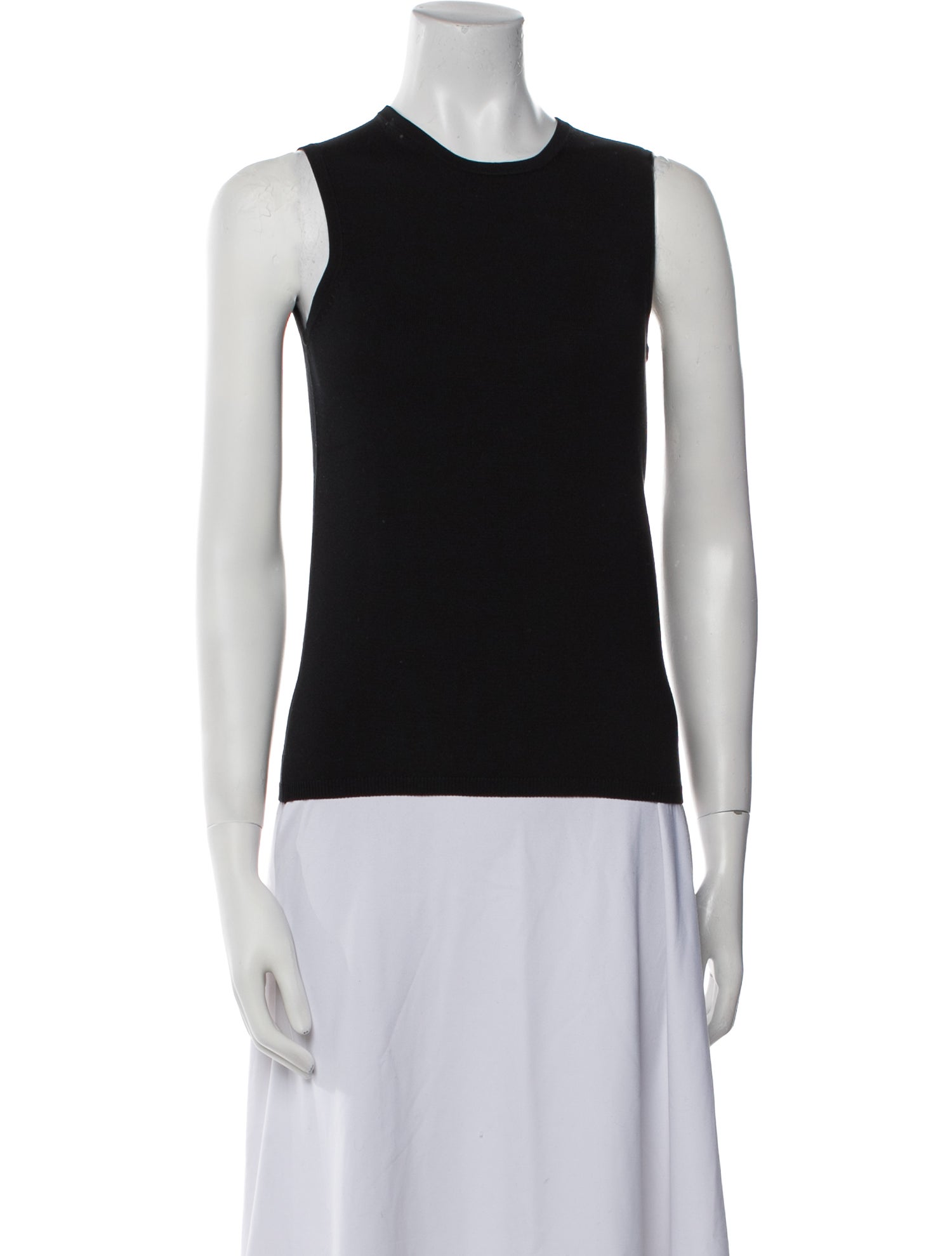 Henri Bendel Silk Crew Neck Sweater