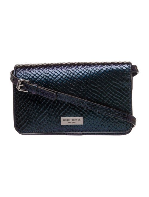 Henri Bendel Embossed Leather Crossbody Bag