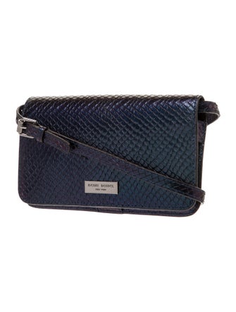 Henri Bendel Embossed Leather Crossbody Bag