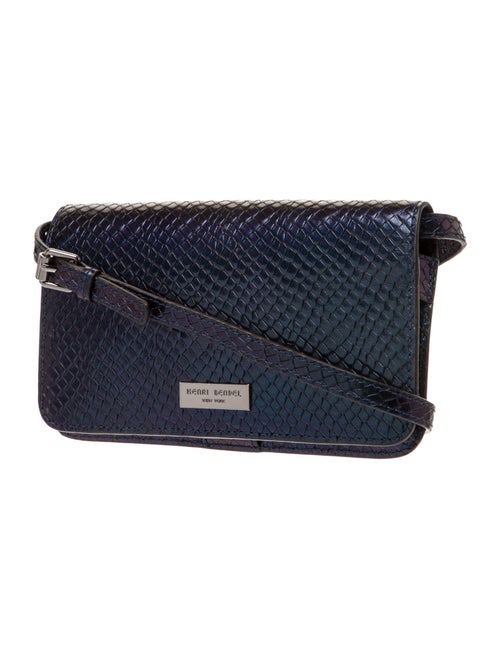 Henri Bendel Embossed Leather Crossbody Bag