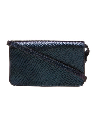 Henri Bendel Embossed Leather Crossbody Bag