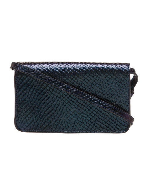 Henri Bendel Embossed Leather Crossbody Bag