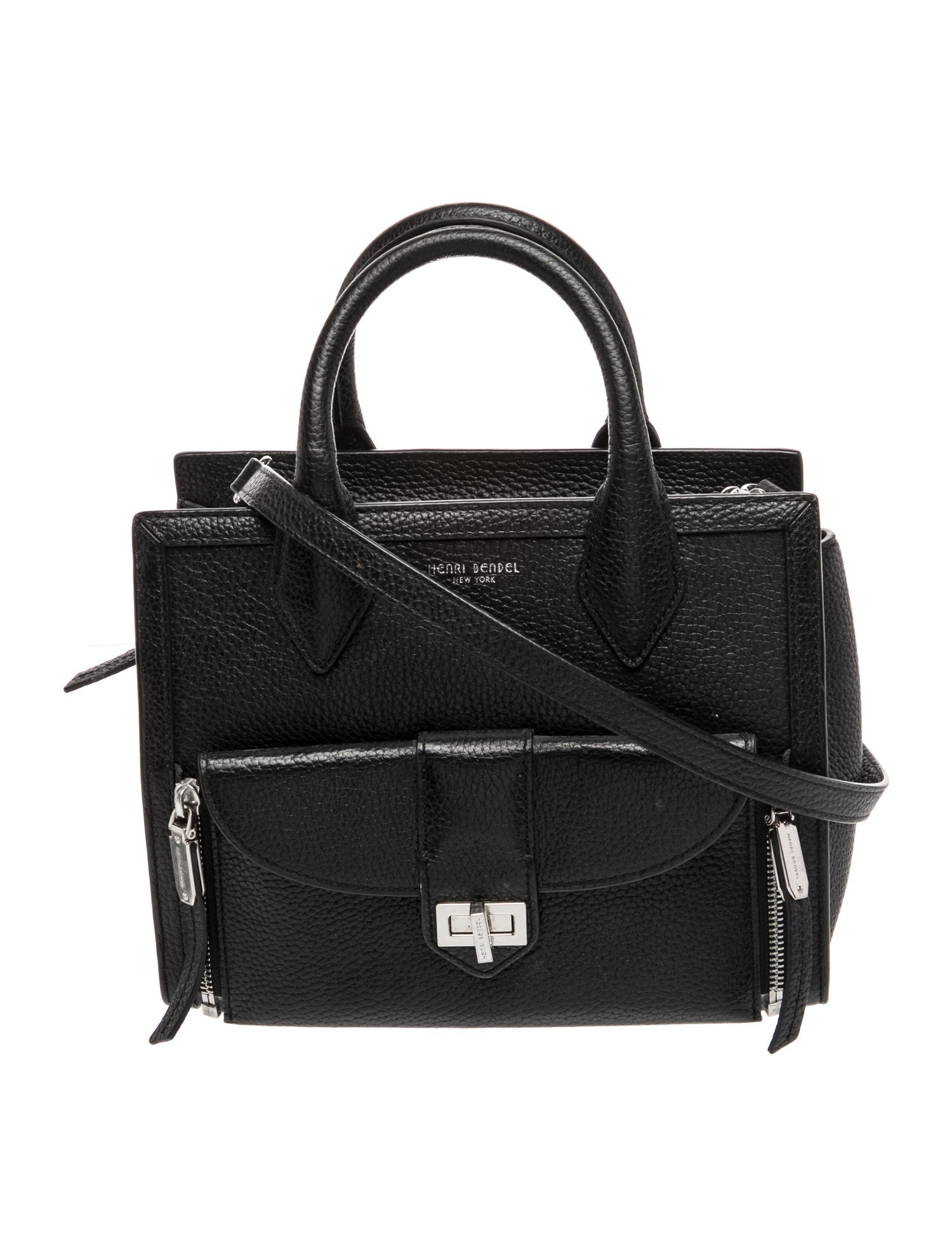 Henri Bendel Leather Top Handle Bag