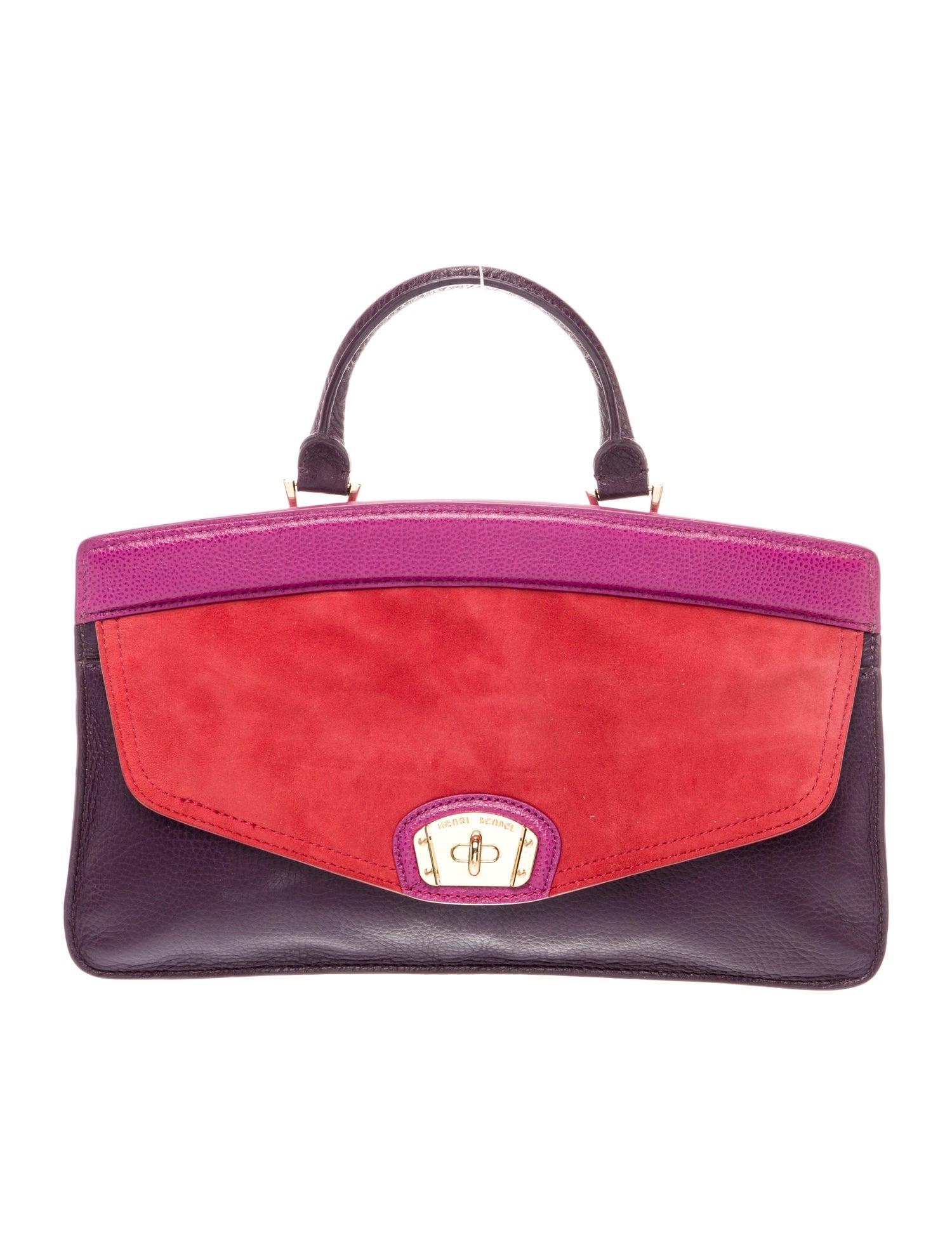 Henri Bendel Leather Top Handle Bag